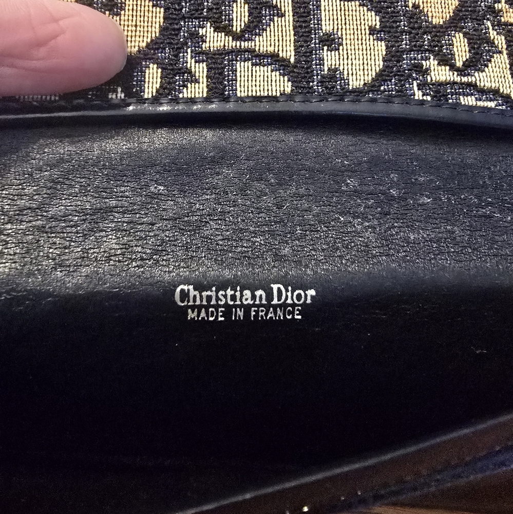 Christian Dior Vintage Monogrammed Trotter BiFold Wallet in EUC - Picture 7 of 13